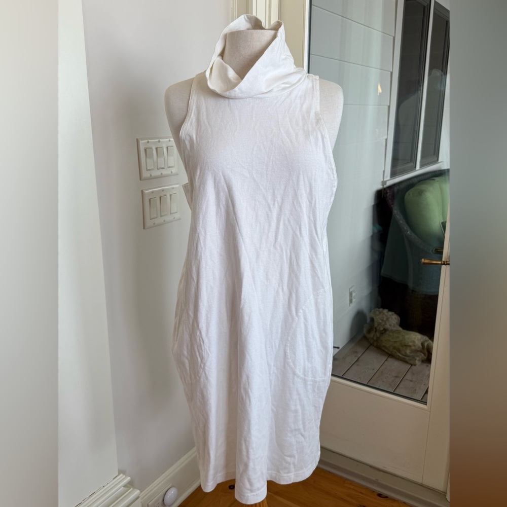NWT Anthropologie White Cowl Neck Tunic